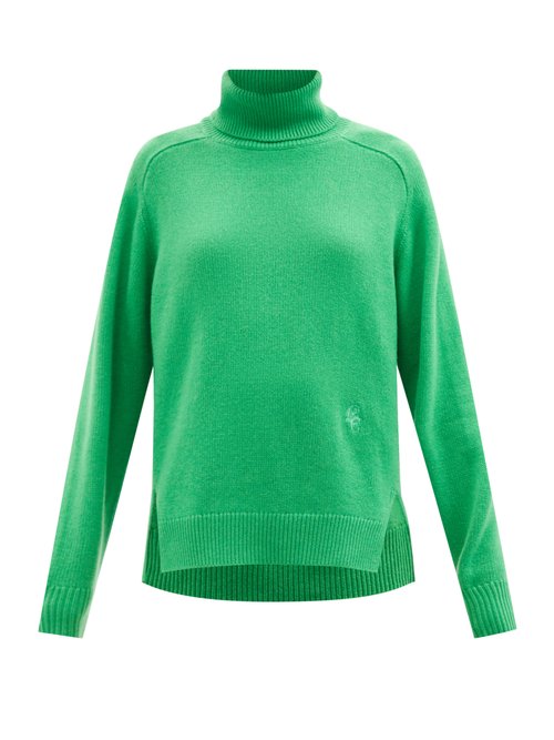 Chloé - Roll-neck Cashmere Sweater Green