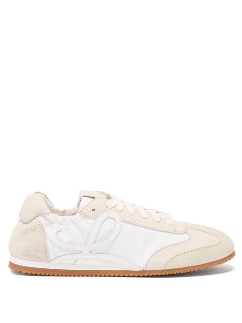 Loewe - Ballet Runner Leather Trainers White