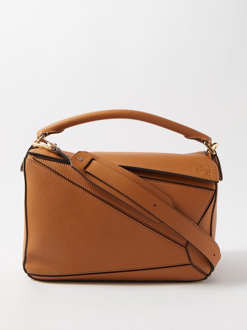 Leather crossbody bag Loewe Orange in Leather - 24619737