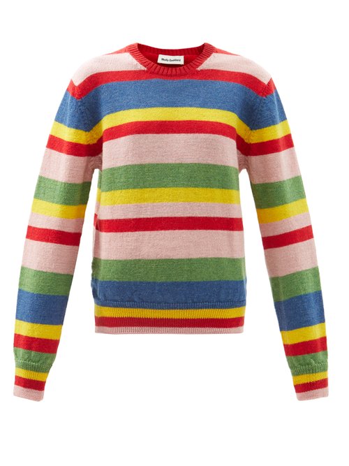 Molly Goddard - John Striped Lambswool Sweater Multi