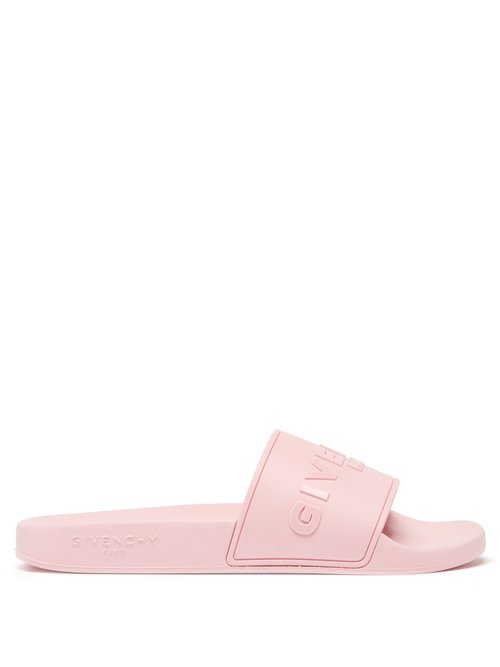 Givenchy – Logo-print Rubber Slides Light Pink