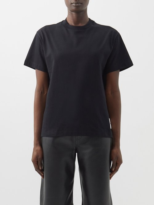 Jil Sander - Pack Of Three Cotton T-shirts Black