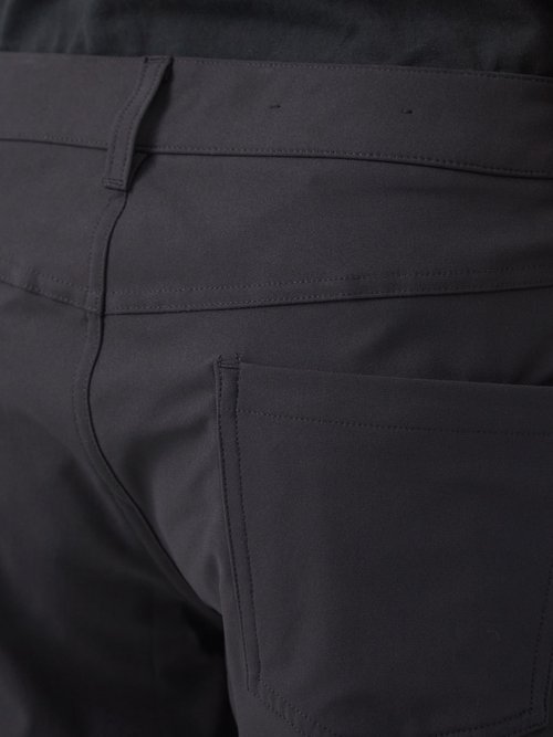 Black ABC Warpstreme™-jersey trousers, Lululemon
