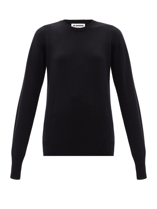 Jil Sander - Round-neck Cashmere Sweater Black