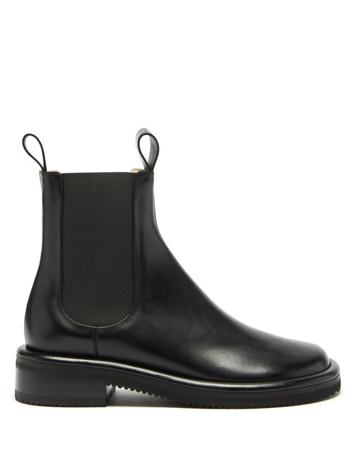 Proenza Schouler - Leather Chelsea Boots Black