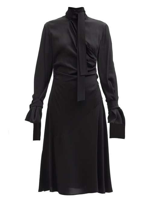 Buy Sportmax - Larix High-neck Midi Dress Black online - shop best Sportmax clothing sales