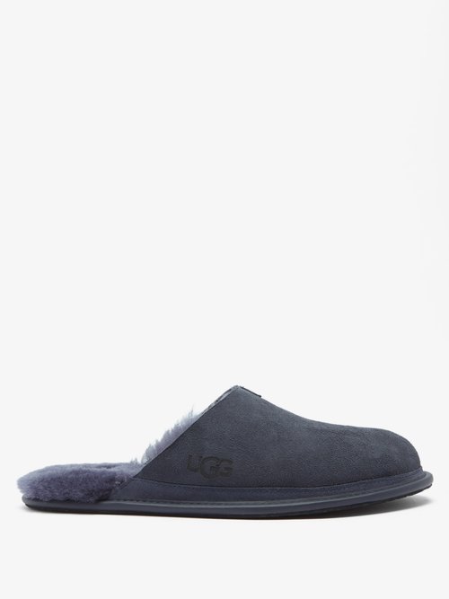 Hyde Shearling-lined Suede Slippers