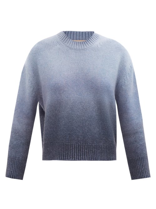 Brock Collection - T-swami Dip-dyed Cashmere Sweater Blue
