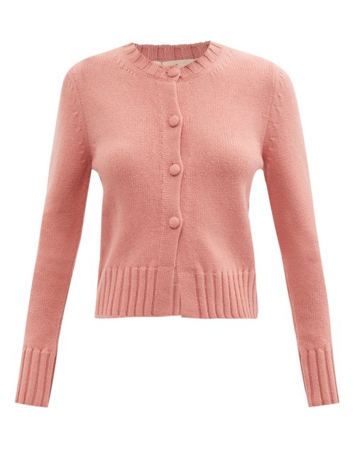 Brock Collection – Tonia Wool-blend Cardigan Pink