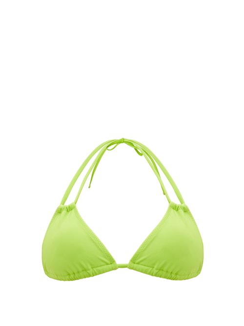 Solid & Striped - The Tenley Bikini Top Light Green Beachwear