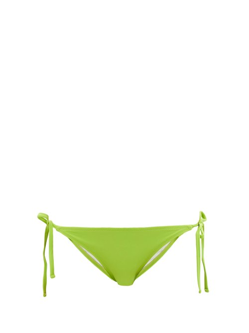 Solid & Striped - The Tenley Tie-side Bikini Briefs Light Green Beachwear