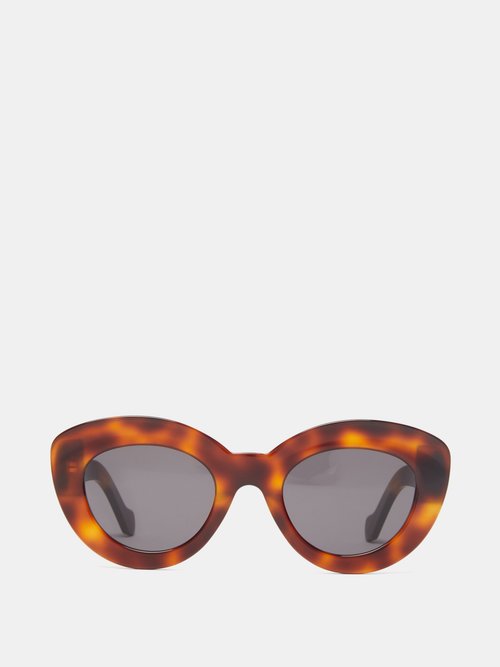 Loewe Eyewear - Cat-eye Tortoiseshell-acetate Sunglasses - Womens - Tortoiseshell