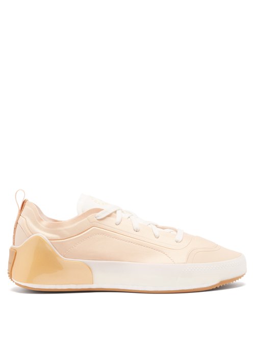 Adidas By Stella Mccartney - Treino Recycled-canvas Trainers Pink Gold