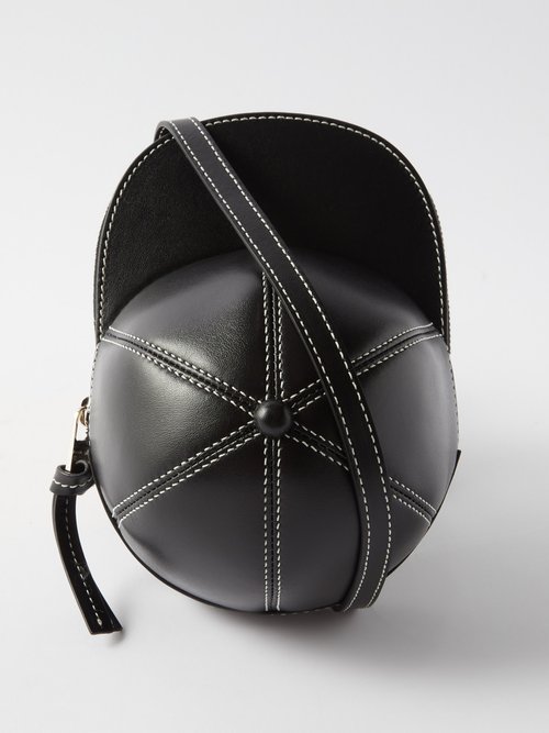 Cap Midi Leather Cross-body Bag