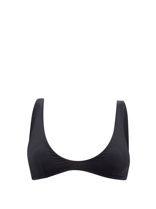 Haight - Juliana Triangular Bikini Top Black Beachwear