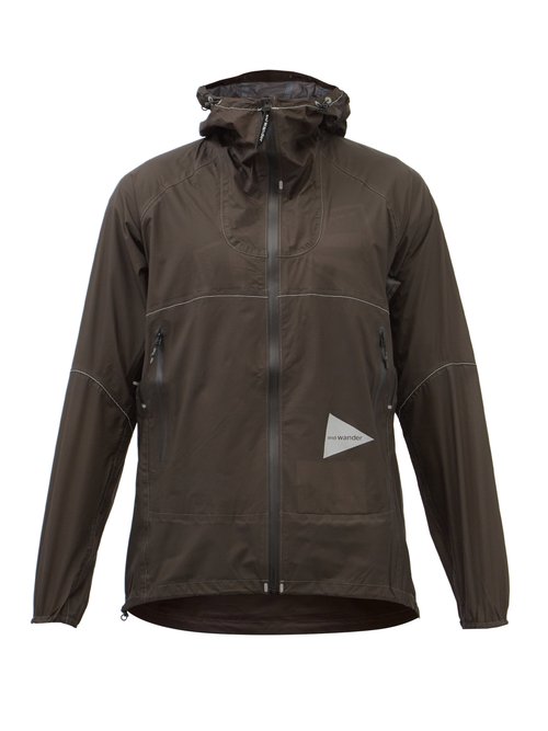 And Wander 3l Technical-nylon Hooded Jacket