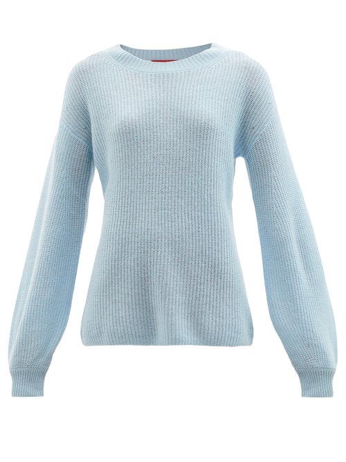 Altuzarra - Brenner Rib-knitted Cashmere Sweater Light Blue