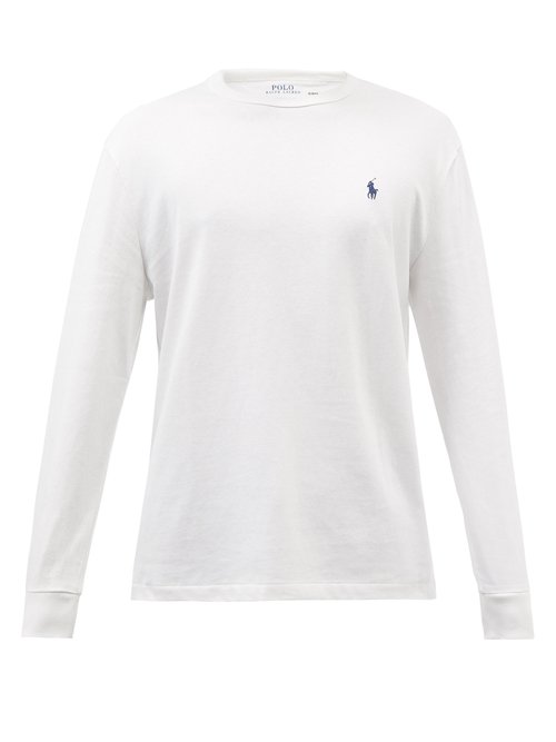 Polo Ralph Lauren Logo-embroidered Cotton Long-sleeved T-shirt