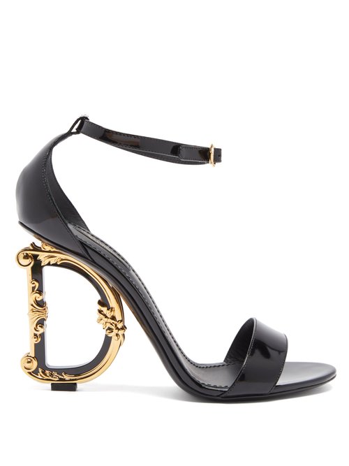 Dolce & Gabbana – Dg Patent-leather Sandals Black