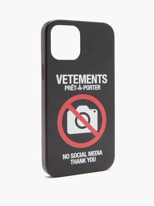 Vetements Anti-social Iphone® 12 Pro Max Phone Case In Black 
