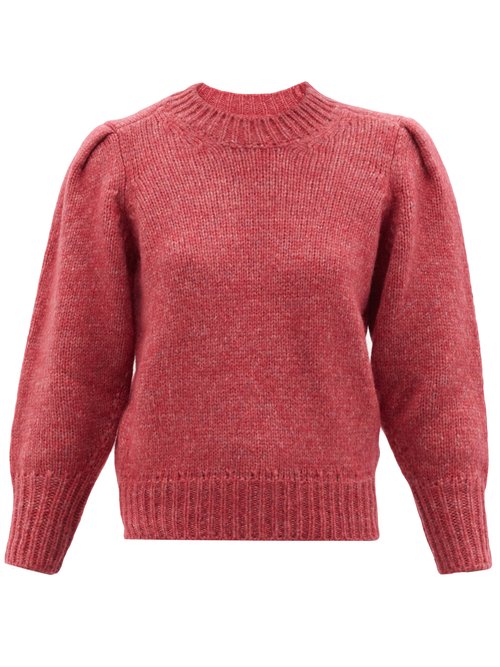 Isabel Marant - Emma Puffed-sleeve Sweater Pink