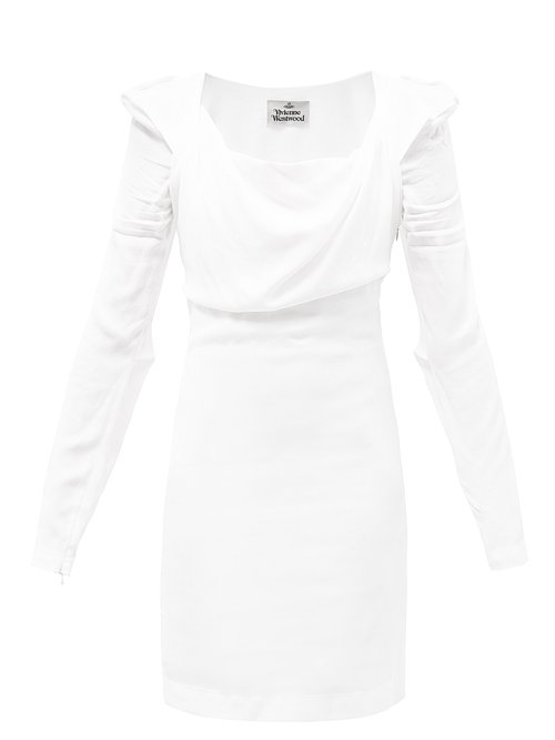 Vivienne Westwood - Elizabeth Crepe De Chine Dress White
