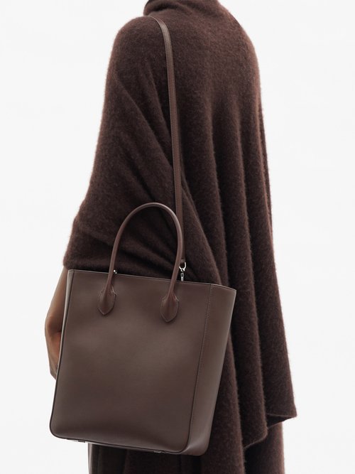 The Row Day Luxe Leather Tote Bag