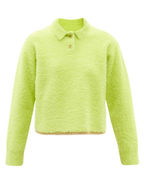 Jacquemus - Neve Point-collar Sweater Yellow