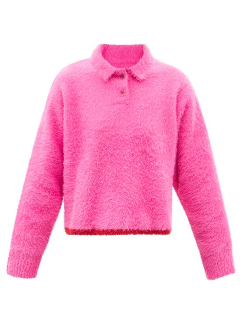 Jacquemus - Neve Point-collar Sweater Pink