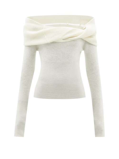 Jacquemus - La Maille Ascua Mohair-blend Sweater Beige
