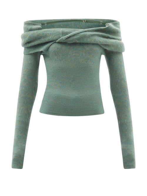 Jacquemus - La Maille Ascua Mohair-blend Sweater Green