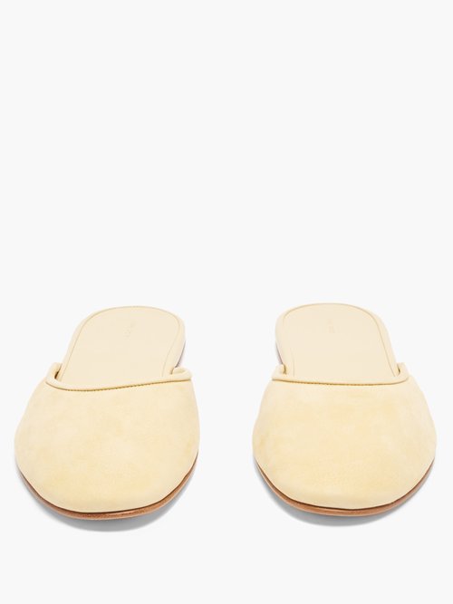 THE ROW Sleeper leather slippers