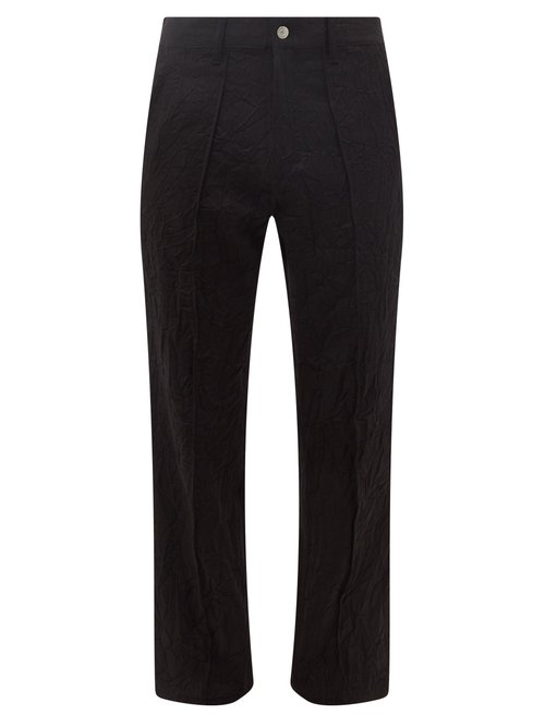 NOMA t.d Crinkled-twill Straight-leg Trousers