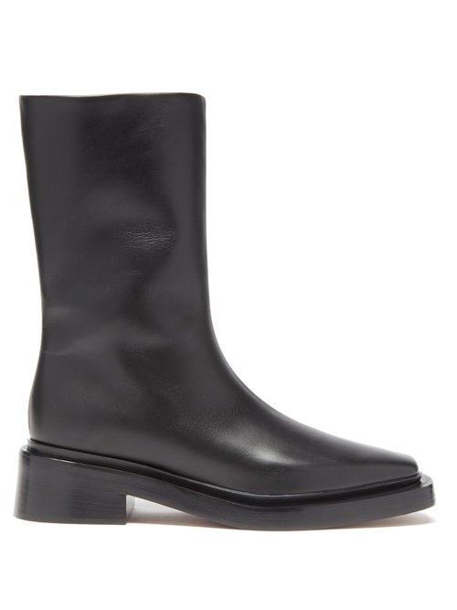 Neous - Bosona Zipped Leather Boots Black