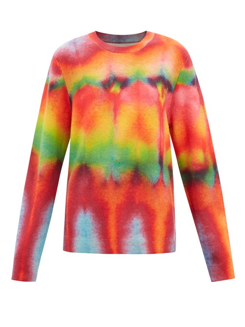 Multicolour Farfetch Men Clothing Sweaters Sweatshirts Gonzo tie-dye cashmere jumper 