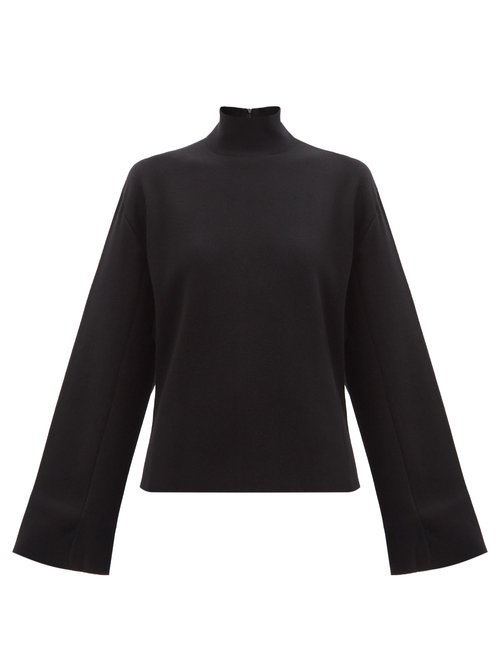 The Row - Delara Roll-neck Cashmere Sweater Black