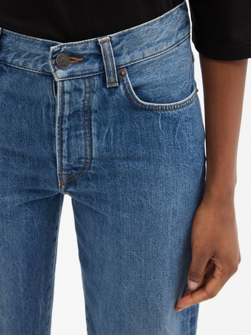 The Row Montero Mid-rise Straight-leg Jeans In Blue | ModeSens