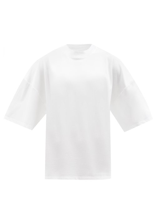 The Row - Doubi Boxy Pima Cotton-jersey T-shirt White