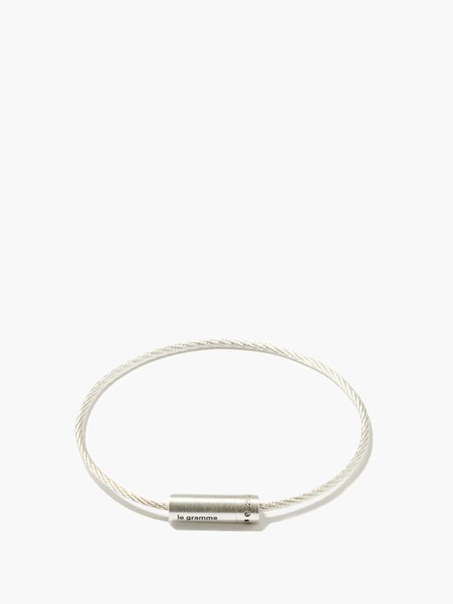 Orlebar Brown  Navy NATO le gramme cable bracelet