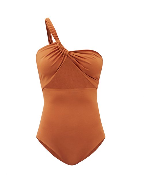 Sara Cristina - Narcissus One-shoulder Swimsuit Orange Beachwear