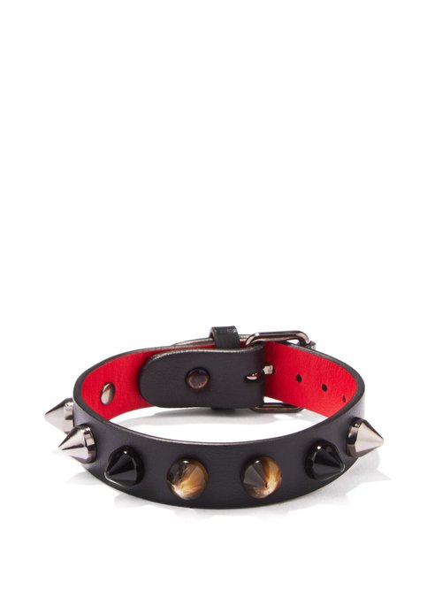 Loubilink Spike Leather Bracelet