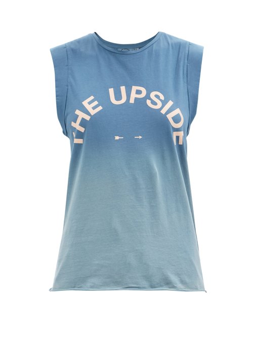 The Upside – Muscle Performance Tank Top Blue