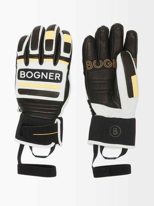 Bogner Silvan Leather Gloves In White