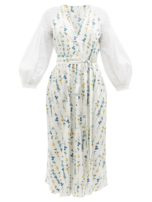 Borgo De Nor - Mia Floral-print Cotton Dress Multi