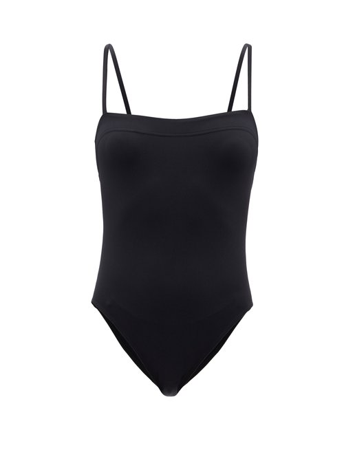 Wardrobe. nyc - Square-neck Swimsuit Black Beachwear