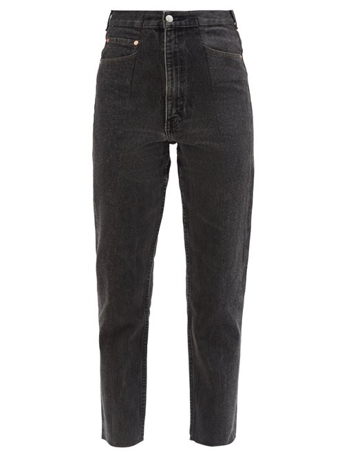 The Twin Match Straight-leg Jeans