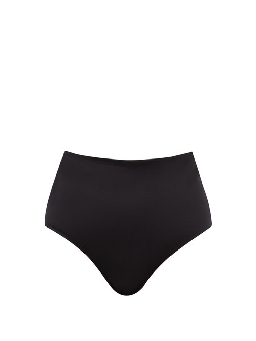 Form And Fold - The Rise High-waist Bikini Briefs Black Beachwear