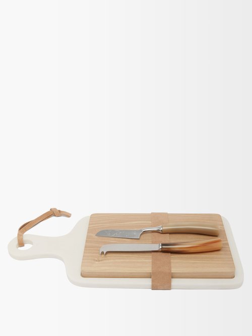 Cutting Board And Cheese-knife Set