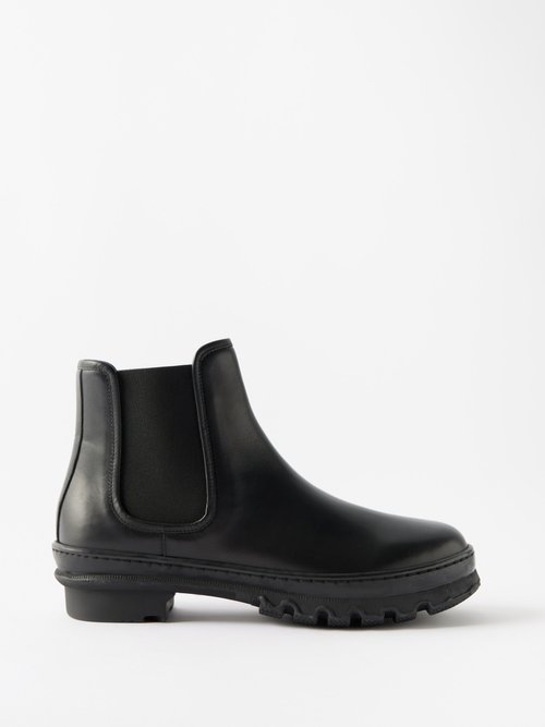 Legres – 14 Leather Chelsea Boots Black