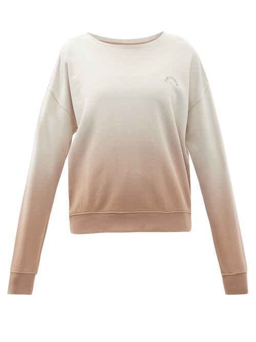 The Upside - Alena Ombré Cotton-jersey Sweatshirt White
